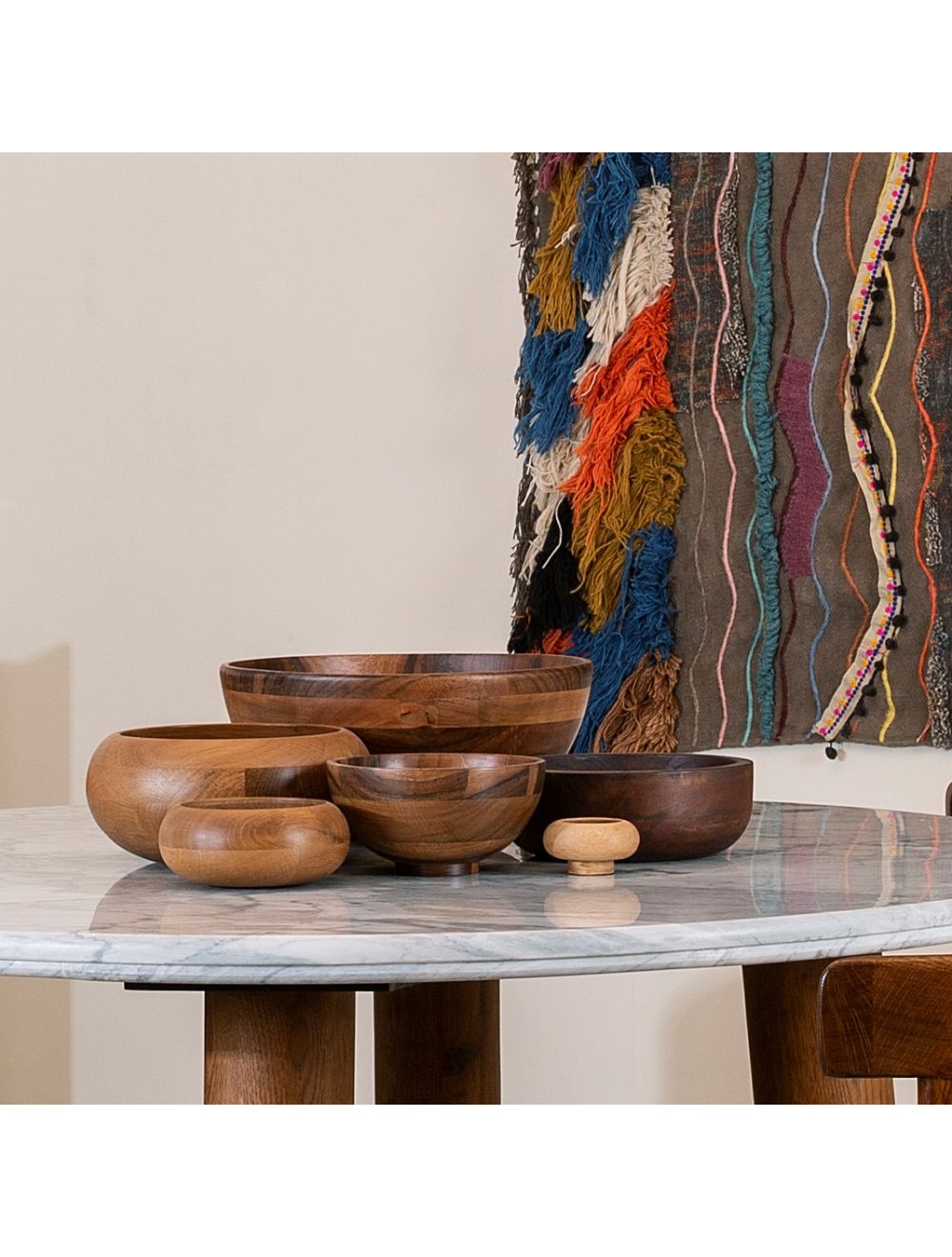 Ekatra Wooden Bowl-IAAH
